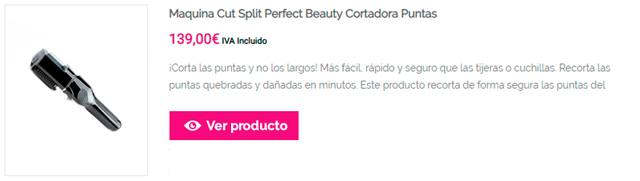Maquina Cut Split Perfect Beauty Cortadora Puntas