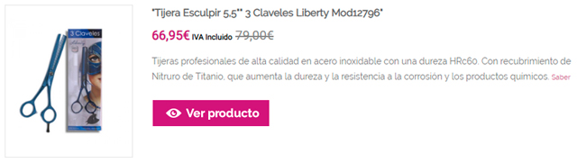 Tijera Esculpir 5,5