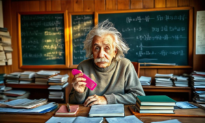 El síndrome del pelo indomable en Albert Einstein